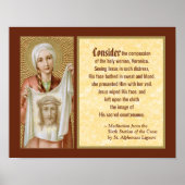 St. Veronica von Jerusalem (JM 60) Poster (Vorne)