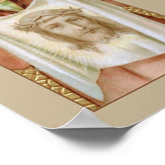 St. Veronica von Jerusalem (JM 60) Poster (Ecke)