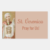 St. Veronica von Jerusalem (JM 60) Rechteckiger Aufkleber (Vorderseite)