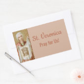 St. Veronica von Jerusalem (JM 60) Rechteckiger Aufkleber (Umschlag)