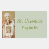 St. Veronica von Jerusalem (JM 60) Rechteckiger Aufkleber (Vorderseite)