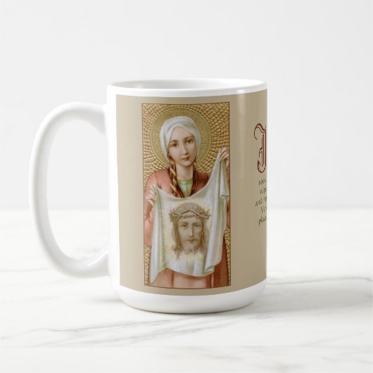 St. Veronica von Jerusalem (JM 60; Stil 1) Kaffeetasse (Links)
