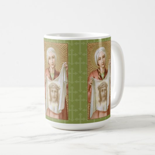 St. Veronica von Jerusalem (JM 60; Stil 3) Kaffeetasse (VorderseiteRechts)