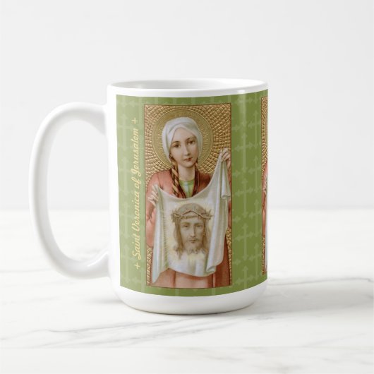 St. Veronica von Jerusalem (JM 60; Stil 3) Kaffeetasse (Links)