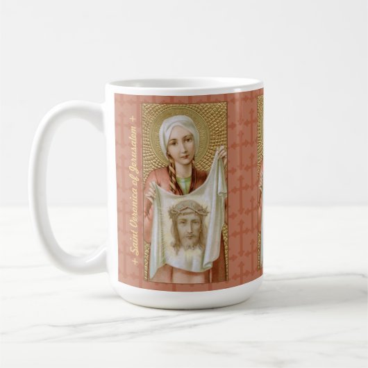 St. Veronica von Jerusalem (JM 60; Stil 3) Kaffeetasse (Links)