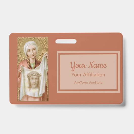 St. Veronica von Jerusalem (JM 60; Style2) Ausweis (Vorderseite)