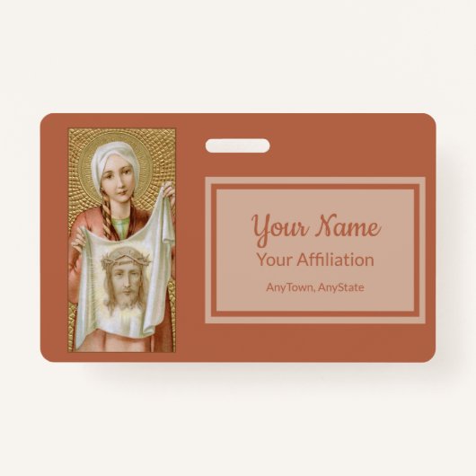 St. Veronica von Jerusalem (JM 60; Style2) Ausweis (Vorderseite)