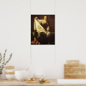 St. Veronicas Veil Heilige Gesichtshälfte Bild 03B Poster (Küche)