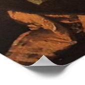 St. Veronicas Veil Heilige Gesichtshälfte Bild 03B Poster (Ecke)