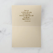 St. Viator of Lyon, der Katechist (LD 001) Karte (Innenseite)