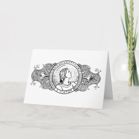 St. Viator of Lyon, der Katechist (LD 001) Karte (Vorderseite)