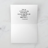 St. Viator of Lyon, der Katechist (LD 001) Karte (Innenseite)