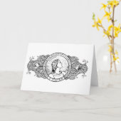 St. Viator of Lyon, der Katechist (LD 001) Karte (Gelbe Blume)