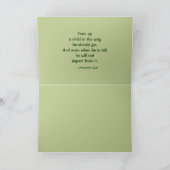 St. Viator of Lyon, der Katechist (LD 001) Karte (Innenseite)