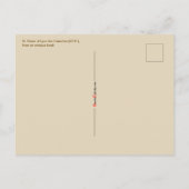 St. Viator of Lyon, der Katechist (LD 001) Postkarte (Rückseite)