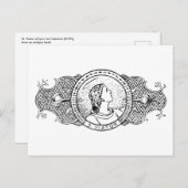 St. Viator of Lyon, der Katechist (LD 001) Postkarte (Vorne/Hinten)