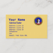 St. Viator of Lyon, der Katechist (LD 001) Visitenkarte (Rückseite)