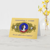 St. Viator of Lyon the Catechist (LD 001) Card Karte (Gelbe Blume)