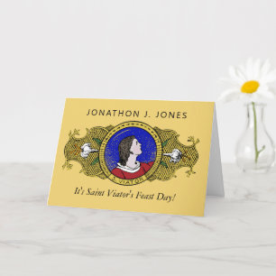 St. Viator of Lyon the Catechist (LD 001) Card Karte