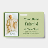 St. Viator von Lyon, der Katechist (BF 02) Ausweis (Rückseite)