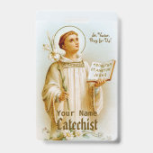 St. Viator von Lyon, der Katechist (BF 02) Ausweis (Back)