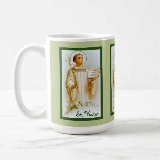 St. Viator von Lyon, der Katechist (BF 02) Kaffeetasse (Links)