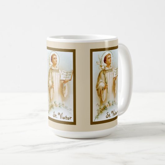 St. Viator von Lyon, der Katechist (BF 02) Kaffeetasse (VorderseiteRechts)