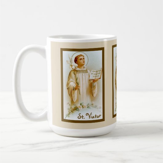 St. Viator von Lyon, der Katechist (BF 02) Kaffeetasse (Links)