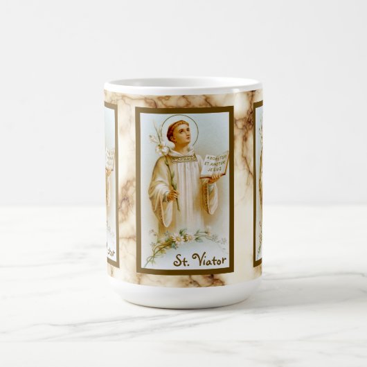 St. Viator von Lyon, der Katechist (BF 02) Kaffeetasse (Mittel)