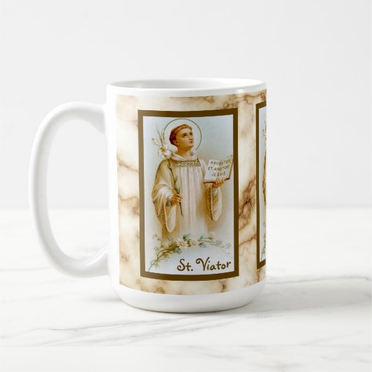 St. Viator von Lyon, der Katechist (BF 02) Kaffeetasse (Links)