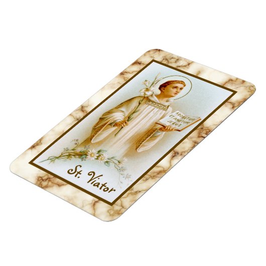 St. Viator von Lyon, der Katechist (BF 02) Magnet (Linke Seite)
