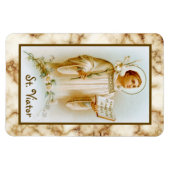 St. Viator von Lyon, der Katechist (BF 02) Magnet (Horizontal)