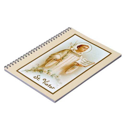 St. Viator von Lyon, der Katechist (BF 02) Notizblock (Linke Seite)