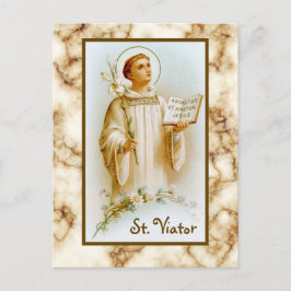 St. Viator von Lyon, der Katechist (BF 02) Postkarte