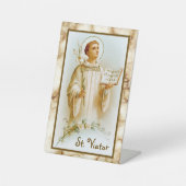 St. Viator von Lyon, der Katechist (BF 02) Sockelschild (Vorderseite)