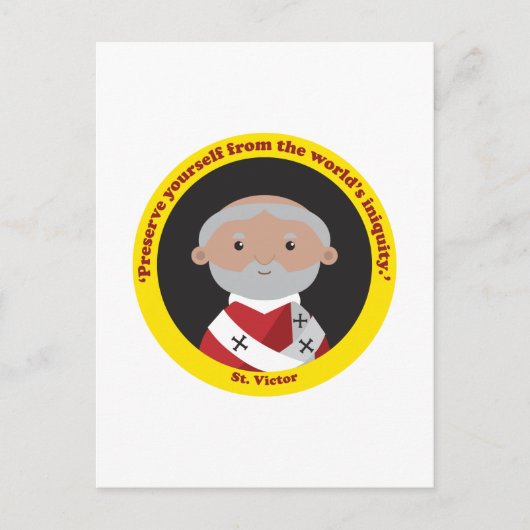 St. Victor Postkarte (Vorderseite)