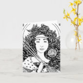 St. Victoria Notecard Karte (Gelbe Blume)