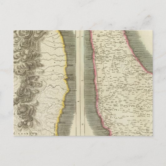 St Vincent, Barbadoes Postkarte (Vorderseite)