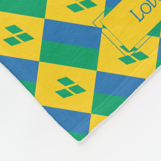 ST VINCENT Christlich Scripture LIEBE Fleecedecke (Ecke)