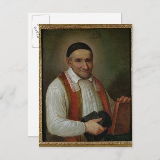 St. Vincent de Paul 1649 Postkarte (Vorne/Hinten)