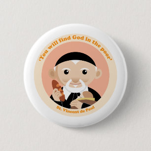 St. Vincent de Paul Button