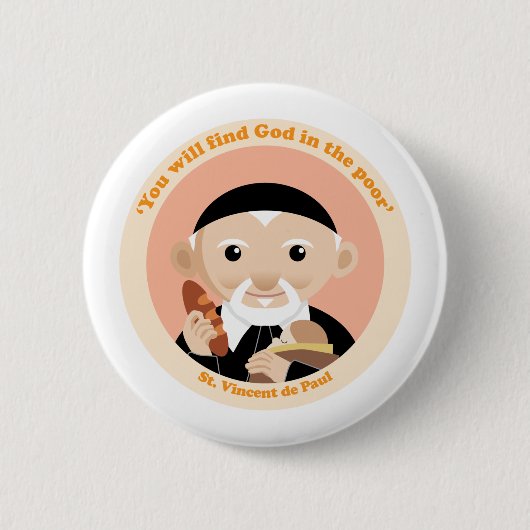 St. Vincent de Paul Button (Vorderseite)