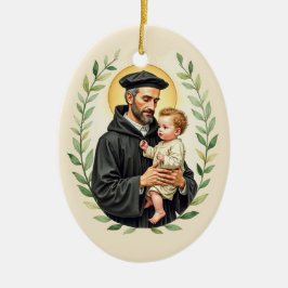 St Vincent de Paul God's Peace and Blessings Keramik Ornament