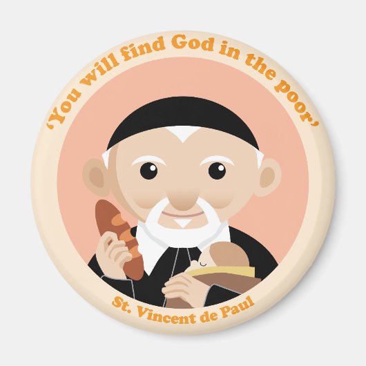 St. Vincent de Paul Magnet (Vorne)