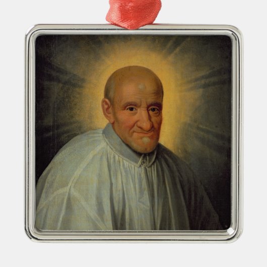 St. Vincent de Paul Ornament Aus Metall (Vorne)