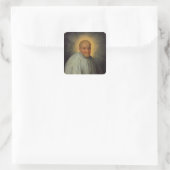 St. Vincent de Paul Quadratischer Aufkleber (Tasche)