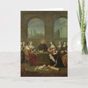 St. Vincent de Paul und die Schwestern der Wohltät Karte