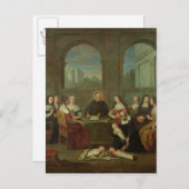 St. Vincent de Paul und die Schwestern der Wohltät Postkarte (Vorne/Hinten)