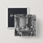 St. Vincent de Paul und Kardinal Jules Mazarin Button (Vorne & Hinten)