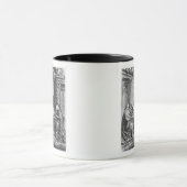 St. Vincent de Paul und Kardinal Jules Mazarin Tasse (Zentrum)